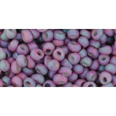 Магатама ТОХО 3мм Opaque-Rainbow-Frosted Blackberry (1633F) - 250гр