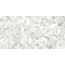 Магатама ТОХО 3мм Transparent-Frosted Crystal (1F) - 250гр