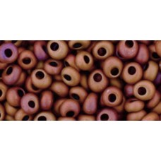 Японский бисер магатама TOHO Beads 3мм Opaque-Pastel-Frosted Mudbrick (618) - 250гр