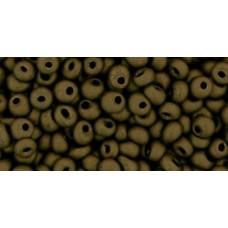 Японский бисер магатама TOHO Beads 3мм Matte-Color Dk Copper (702) - 250гр