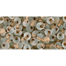 Магатама ТОХО 3мм Gold-Lined Frosted Crystal (989F) - 250гр