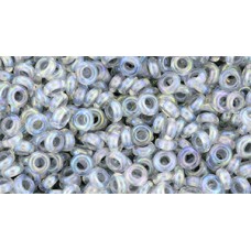 Бисер Деми Раунд ТОХО 8/0 Inside-Color Rainbow Crystal/Gray-Lined (261) - 100гр Бисер Деми Раунд ТОХО 8/0 Inside-Color Rainbow Crystal/Gray-Lined (261) - 100гр