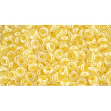 Бисер Деми Раунд ТОХО 8/0 Inside-Color Crystal/Lt Jonquil-Lined (352) - 100гр Бисер Деми Раунд ТОХО 8/0 Inside-Color Crystal/Lt Jonquil-Lined (352) - 100гр