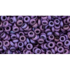 Бисер Деми Раунд ТОХО 8/0 Gold-Lustered Matte Plum (625F) - 100гр