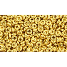 Деми раунд ТОХО 8/0 Metallic 24K Gold Plated (712) - 100гр