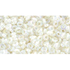 Бисер Деми Раунд ТОХО 8/0 Inside-Color Rainbow Crystal/Creme-Lined (777) - 100гр