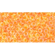 Бисер Деми Раунд ТОХО 8/0 Luminous Neon Tangerine (801) - 100гр