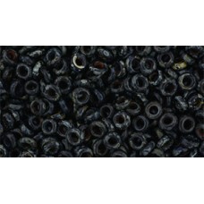 Деми раунд ТОХО 8/0 HYBRID Frosted Jet - Picasso (Y302F) - 100гр