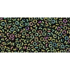 Деми раунд ТОХО 11/0 Higher-Metallic Iris - Olivine (508) - 100гр