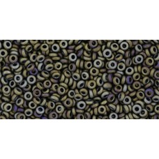 Деми раунд ТОХО 11/0 Matte-Color Iris - Brown (614) - 100гр