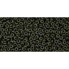 Деми раунд ТОХО 11/0 Matte-Color Dk Olive (617) - 100гр