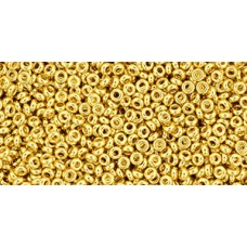 Деми раунд ТОХО 11/0 Metallic 24K Gold Plated (712) - 100гр