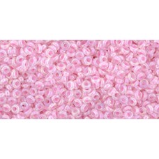 Бисер Деми Раунд ТОХО 11/0 Inside-Color Rainbow Crystal/Bubble Gum-Lined (780) - 100гр