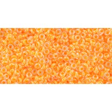 Бисер Деми Раунд ТОХО 11/0 Luminous Neon Tangerine (801) - 100гр