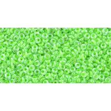 Бисер Деми Раунд ТОХО 11/0 Luminous Neon Green (805) - 100гр