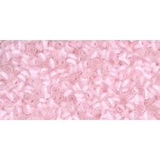 Бисер Деми Раунд ТОХО 11/0 Inside-Color Crystal/Neon Rosaline-Lined (967) - 100гр