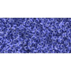 Бисер Деми Раунд ТОХО 11/0 Inside-Color Crystal/Neon Purple-Lined (977) - 100гр