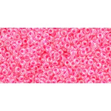 Бисер Деми Раунд ТОХО 11/0 Luminous Neon Pink (978) - 100гр