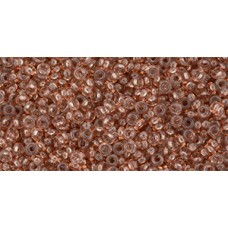 Деми раунд ТОХО 11/0 HYBRID Transparent - Warm Taupe (YPS0040) - 100гр