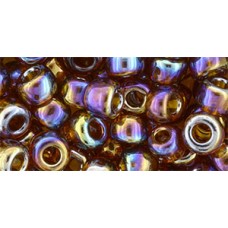 Японский круглый бисер TOHO Beads 3/0 Transparent-Rainbow Smoky Topaz (177)