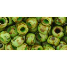 Круглый бисер ТОХО 3/0 HYBRID Sour Apple - Picasso (Y310) - 250гр