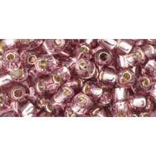 Круглый бисер ТОХО 6/0 Silver-Lined Lt Amethyst (26) - 250гр