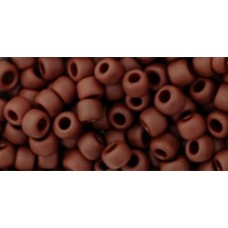 Круглый бисер ТОХО 6/0 Opaque-Frosted Oxblood (46F) - 250гр
