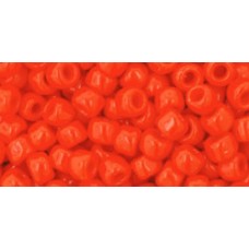 Круглый бисер ТОХО 6/0 Opaque Sunset Orange (50) - 250гр