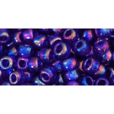 Круглый бисер ТОХО 6/0 Transparent-Rainbow Cobalt (87) - 250гр