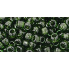 Круглый бисер ТОХО 6/0 Transparent Olivine (940) - 250гр