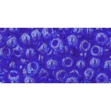 Круглый бисер ТОХО 6/0 Transparent Sapphire (942) - 250гр