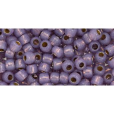 Круглый Бисер ТОХО 6/0 PermaFinish Translucent Silver-Lined Alexandrite (PF2122) - 250гр