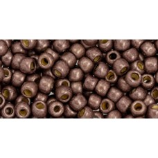 Круглый Бисер ТОХО 6/0 PermaFinish Galvanized Matte Mocha Frost (PF556F) - 250гр