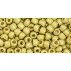 Круглый Бисер ТОХО 6/0 PermaFinish Galvanized Matte Yellow Gold (PF559F) - 250гр