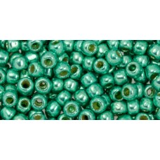 Круглый Бисер ТОХО 6/0 PermaFinish Galvanized Green Teal (PF561) - 250гр