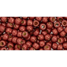 Круглый Бисер ТОХО 6/0 PermaFinish Galvanized Matte Burgundy Frost (PF564F) - 250гр