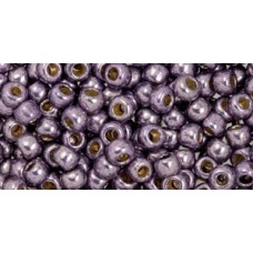 Круглый Бисер ТОХО 6/0 PermaFinish Metallic Pink Pewter (PF568) - 250гр