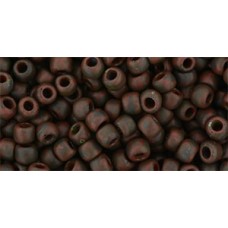 Круглый бисер ТОХО 6/0 HYBRID Frosted Pepper Red - Picasso (Y304F) - 250гр