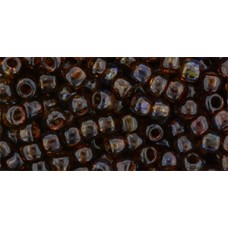 Круглый бисер ТОХО 6/0 HYBRID Transparent Lt Amethyst - Picasso (Y317) - 250гр