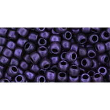 Круглый бисер ТОХО 6/0 HYBRID Metallic Suede - Purple (Y612) - 250гр
