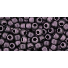 Круглый бисер ТОХО 6/0 HYBRID Metallic Suede - Pink (Y617) - 250гр