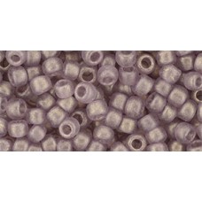 Круглый бисер ТОХО 6/0 HYBRID Sueded Gold Transparent Amethyst (Y628) - 250гр