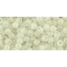 Круглый бисер ТОХО 6/0 HYBRID Sueded Crystal (Y630) - 250гр