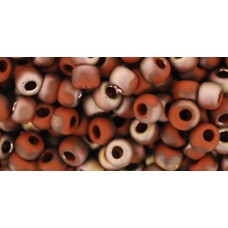 Круглый бисер ТОХО 6/0 HYBRID Apollo - Frosted Terra Cotta (Y855F) - 250гр