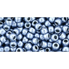 Круглый бисер ТОХО 6/0 HYBRID Metallic - Airy Blue (YPS0011) - 250гр