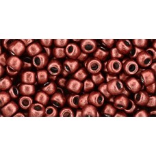 Круглый бисер ТОХО 6/0 HYBRID Metallic - Aurora Red (YPS0012) - 250гр