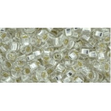Круглый бисер кв др ТОХО 6/0 Silver-Lined Crystal (21) - 250гр