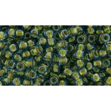 Круглый бисер ТОХО 8/0 Silver-Lined Aqua (1014) - 250гр