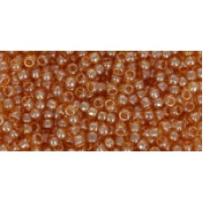 Круглый бисер ТОХО 8/0 Transparent-Lustered Med Topaz (103B) - 250гр