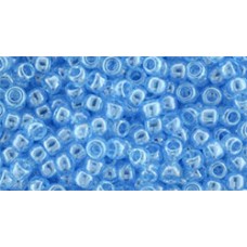 Круглый бисер ТОХО 8/0 Transparent-Luster Aquamarine (104) - 250гр